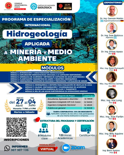 Programa Hidrogeología