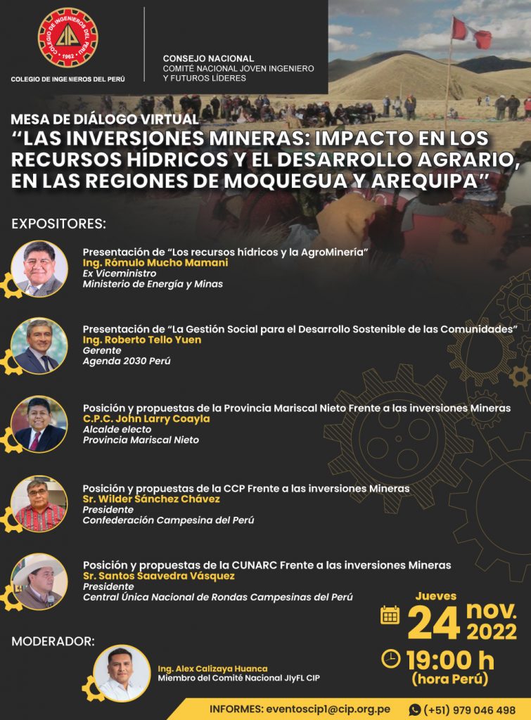 LAS INVERSIONES MINERAS: IMPACTO EN LOS RECURSOS HÍDRICOS Y EL ...