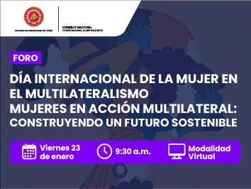 Foro - Día Internacional de la Mujer en el Multilateralismo Mujeres en ...